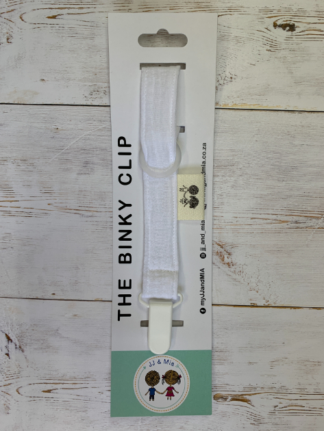 The Binky Clip – White